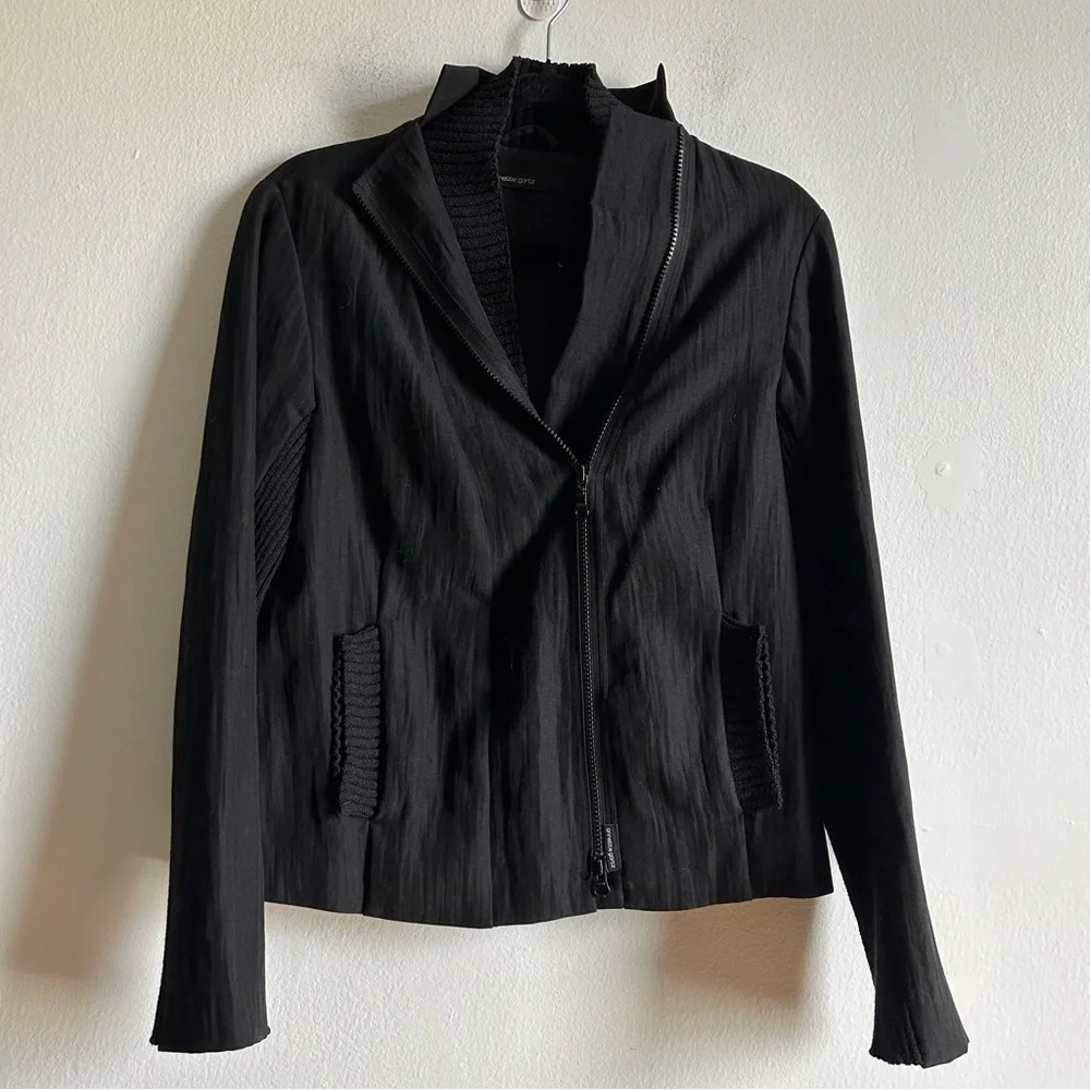 Annette Gortz Sz S Black Lagenlook Minimalist Jacket - Picture 2 of 12